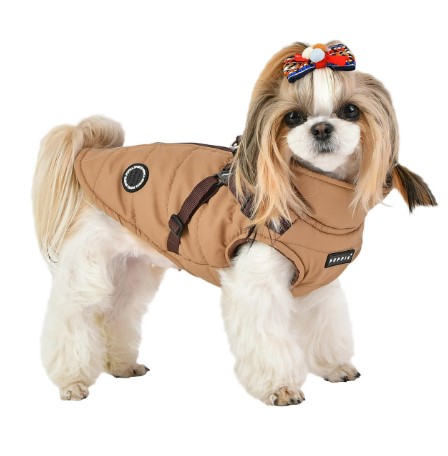 Puppia Mountaineer II Coat Dog Harness – Best Winter Coat with Harness 2026.