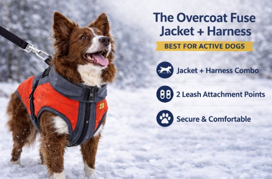 The Overcoat Fuse Jacket + Harness – Best Winter Coat With Harness 2026